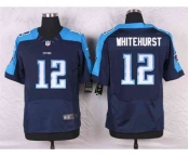 nike nfl jerseys tennessee titans #12 whitehurst blue[Elite]