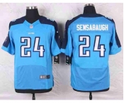 nike nfl jerseys tennessee titans #24 sensabaugh lt.blue[Elite]