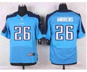 nike nfl jerseys tennessee titans #26 andrews lt.blue[Elite]