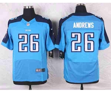 nike nfl jerseys tennessee titans #26 andrews lt.blue[Elite]