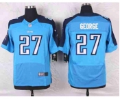 nike nfl jerseys tennessee titans #27 george lt.blue[Elite]