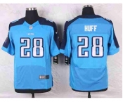 nike nfl jerseys tennessee titans #28 huff lt.blue[Elite][huff]