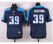 nike nfl jerseys tennessee titans #39 stafford blue[Elite]