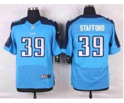nike nfl jerseys tennessee titans #39 stafford lt.blue[Elite]