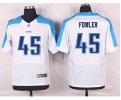 nike nfl jerseys tennessee titans #45 fowler white[Elite]
