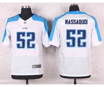 nike nfl jerseys tennessee titans #52 massaquoi white[Elite]