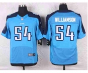 nike nfl jerseys tennessee titans #54 williamson lt.blue[Elite]