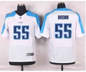 nike nfl jerseys tennessee titans #55 brown white[Elite]