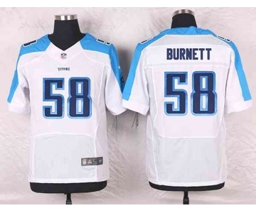 nike nfl jerseys tennessee titans #58 burnett white[Elite]