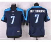 nike nfl jerseys tennessee titans #7 mettenberge blue[Elite]