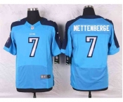 nike nfl jerseys tennessee titans #7 mettenberge lt.blue[Elite]