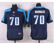 nike nfl jerseys tennessee titans #70 warmack blue[Elite]
