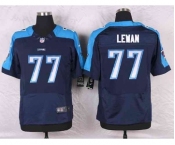 nike nfl jerseys tennessee titans #77 lewan blue[Elite]