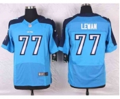 nike nfl jerseys tennessee titans #77 lewan lt.blue[Elite]