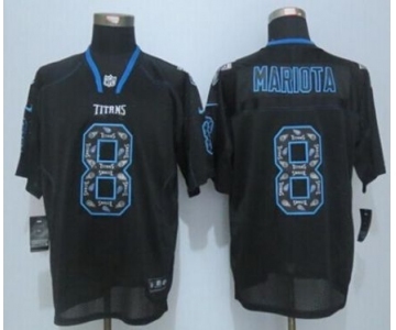 nike nfl jerseys tennessee titans #8 mariota black[Elite united sideline][mariota]