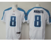 nike nfl jerseys tennessee titans #8 mariota white[Elite]