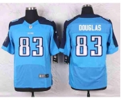 nike nfl jerseys tennessee titans #83 douglas lt.blue[Elite]