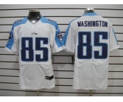nike nfl jerseys tennessee titans #85 washington white[Elite]