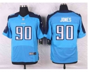 nike nfl jerseys tennessee titans #90 jones lt.blue[Elite]