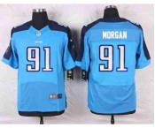 nike nfl jerseys tennessee titans #91 morgan lt.blue[Elite]