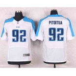 nike nfl jerseys tennessee titans #92 pitoitua white[Elite][pitoitua]