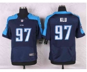 nike nfl jerseys tennessee titans #97 klu blue[Elite]