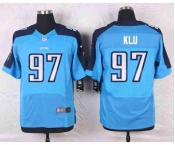 nike nfl jerseys tennessee titans #97 klu lt.blue[Elite]