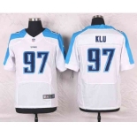nike nfl jerseys tennessee titans #97 klu white[Elite]