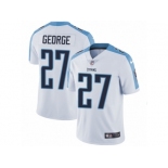 Men's Nike Tennessee Titans #27 Eddie George Vapor Untouchable Limited White NFL Jersey