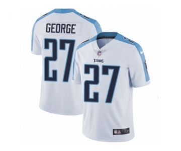 Men's Nike Tennessee Titans #27 Eddie George Vapor Untouchable Limited White NFL Jersey