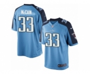 Men's Nike Tennessee Titans #33 Brice McCain Limited Light Blue Team Color NFL Jersey