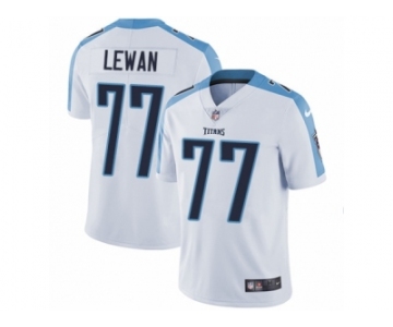 Men's Nike Tennessee Titans #77 Taylor Lewan Vapor Untouchable Limited White NFL Jersey