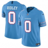 Men's Tennessee Titans #0 Calvin Ridley Light Blue 2026 F.U.S.E. Vapor Limited Stitched Football Jersey Men's Tennessee Titans #0 Calvin Ridley Light Blue 2026 F.U.S.E. Vapor Limited Stitched Football Jersey