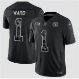 Men's Tennessee Titans #1 Cameron Ward Black F.U.S.E. 2026 Salute to Service Limited Football Stitched Jersey