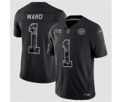 Men's Tennessee Titans #1 Cameron Ward Black F.U.S.E. 2026 Salute to Service Limited Football Stitched Jersey Men's Tennessee Titans #1 Cameron Ward Black F.U.S.E. 2026 Salute to Service Limited Football Stitched Jersey