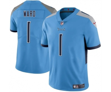 Men's Tennessee Titans #1 Cameron Ward Blue 2025 Draft Vapor Untouchable Football Stitched Jersey
