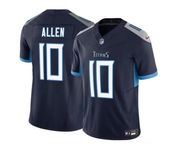Men's Tennessee Titans #10 Brandon Allen Navy 2025 F.U.S.E. Vapor Limited Football Stitched Jersey