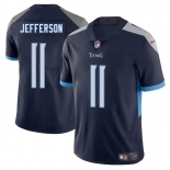 Men's Tennessee Titans #11 Van Jefferson Navy 2025 Vapor Untouchable Football Stitched Jersey
