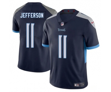 Men's Tennessee Titans #11 Van Jefferson Navy 2025 Vapor Untouchable Football Stitched Jersey