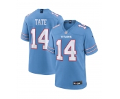 Men's Tennessee Titans 14 Carnell Tate Blue Vapor Limited Stitched jersey Men's Tennessee Titans 14 Carnell Tate Blue Vapor Limited Stitched jersey