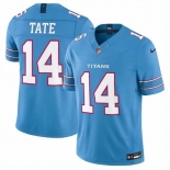 Men's Tennessee Titans #14 Carnell Tate Light Blue 2026 F.U.S.E. Vapor Limited Football Stitched Jersey