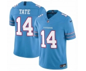 Men's Tennessee Titans #14 Carnell Tate Light Blue 2026 F.U.S.E. Vapor Limited Football Stitched Jersey Men's Tennessee Titans #14 Carnell Tate Light Blue 2026 F.U.S.E. Vapor Limited Football Stitched Jersey