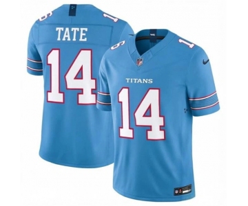 Men's Tennessee Titans #14 Carnell Tate Light Blue 2026 F.U.S.E. Vapor Limited Football Stitched Jersey