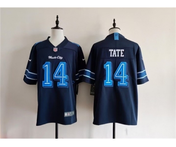 Men's Tennessee Titans #14 Carnell Tate Navy 2026 'Music City' Rivalries Collection Limited Football Stitched Jersey