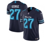 Men's Tennessee Titans #27 Eddie George Navy 2026 F.U.S.E. 'Music City' Rivalries Collection Limited Football Stitched Jersey Men's Tennessee Titans #27 Eddie George Navy 2026 F.U.S.E. 'Music City' Rivalries Collection Limited Football Stitched Jersey