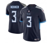 Men's Tennessee Titans #3 Johnny Hekker Navy 2025 Vapor Untouchable Football Stitched Jersey