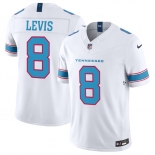 Men's Tennessee Titans #8 Will Levis White 2026 F.U.S.E. Vapor Limited Stitched Football Jersey Men's Tennessee Titans #8 Will Levis White 2026 F.U.S.E. Vapor Limited Stitched Football Jersey