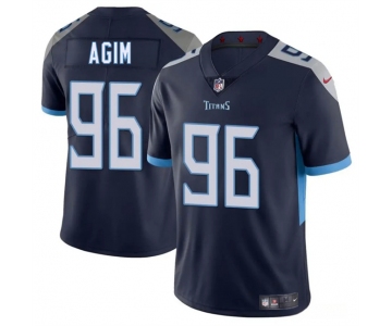 Men's Tennessee Titans #96 McTelvin Agim Navy 2025 Vapor Untouchable Football Stitched Jersey
