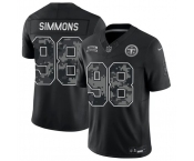 Men's Tennessee Titans #98 Jeffery Simmons Black F.U.S.E. 2026 Salute to Service Limited Football Stitched Jersey Men's Tennessee Titans #98 Jeffery Simmons Black F.U.S.E. 2026 Salute to Service Limited Football Stitched Jersey
