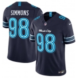 Men's Tennessee Titans #98 Jeffery Simmons Navy 2026 F.U.S.E. 'Music City' Rivalries Collection Limited Football Stitched Jersey Men's Tennessee Titans #98 Jeffery Simmons Navy 2026 F.U.S.E. 'Music City' Rivalries Collection Limited Football Stitched Jersey